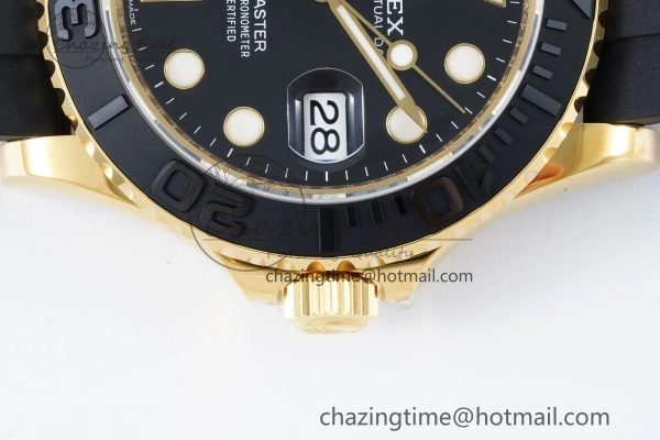 Yacht-Master 42mm 226658 VSF 1:1 Best Edition 3D Black Ceramic Bezel on Black Rubber Strap VS3235