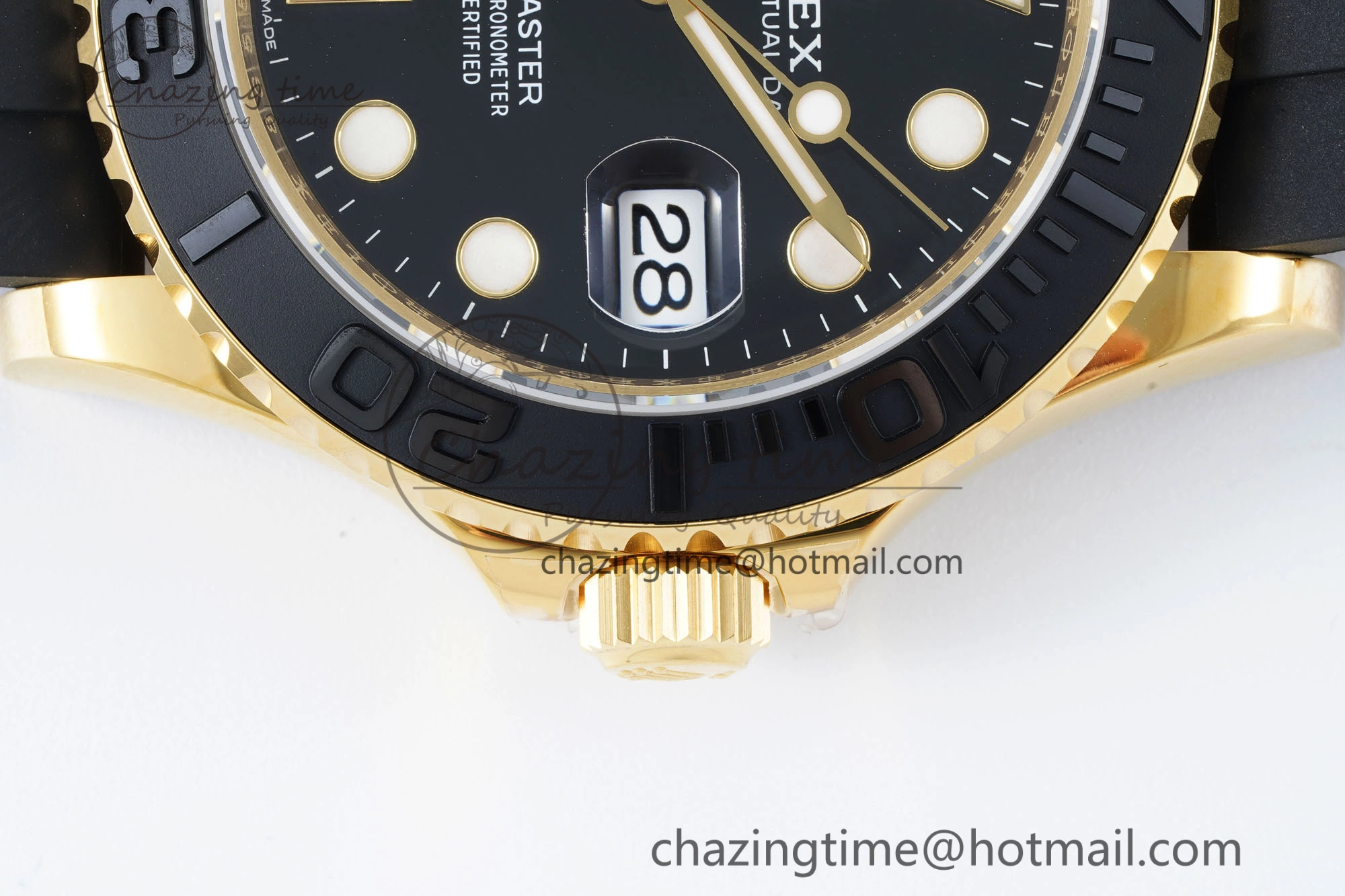 Yacht-Master 42mm 226658 VSF 1:1 Best Edition 3D Black Ceramic Bezel on Black Rubber Strap VS3235
