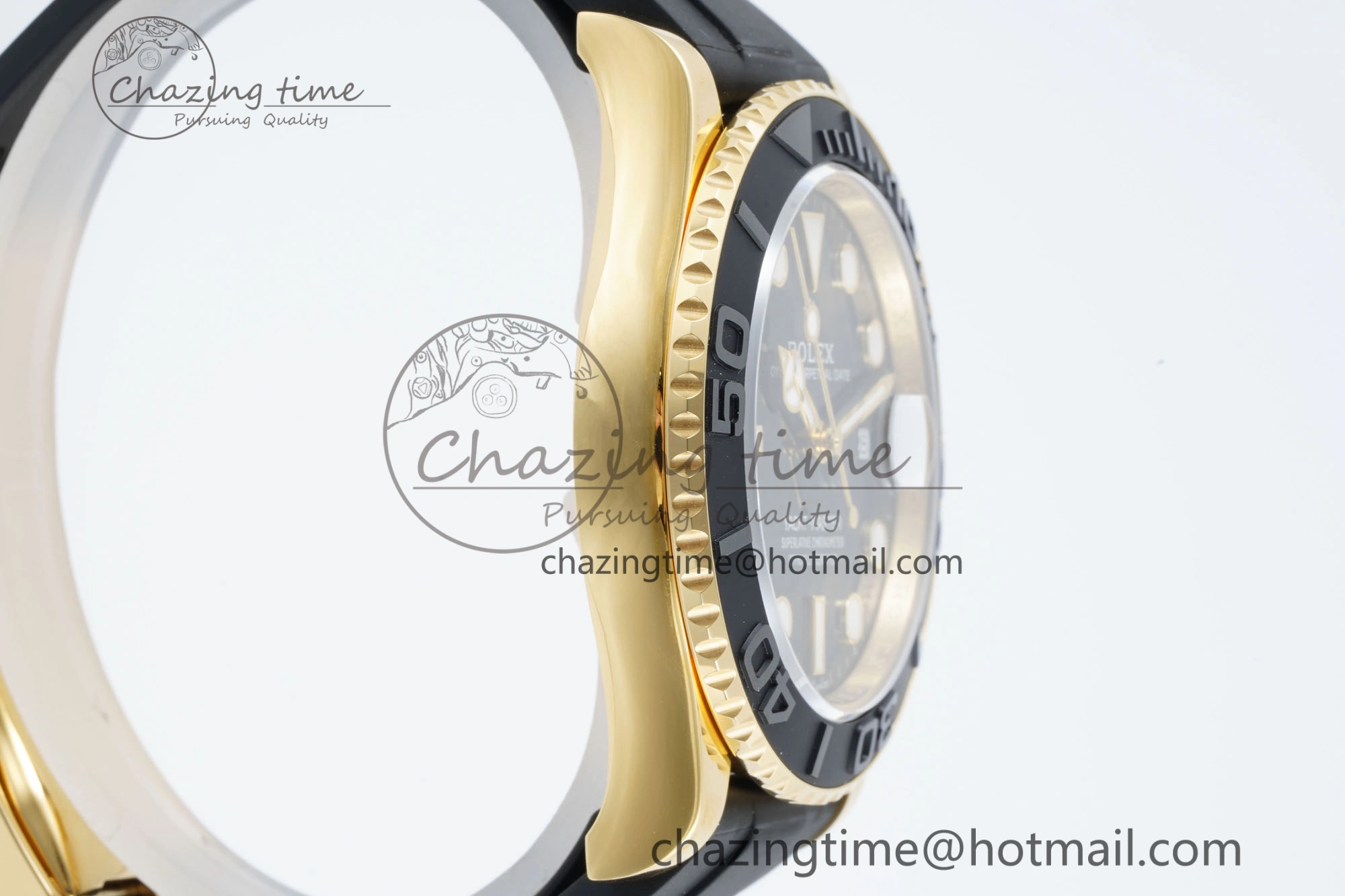 Yacht-Master 42mm 226658 VSF 1:1 Best Edition 3D Black Ceramic Bezel on Black Rubber Strap VS3235
