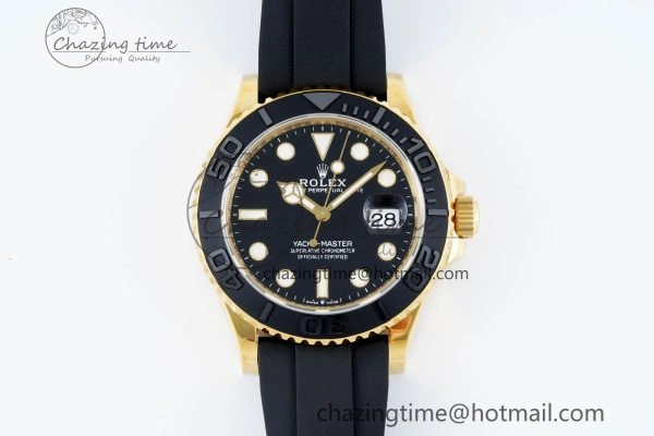 Yacht-Master 42mm 226658 VSF 1:1 Best Edition 3D Black Ceramic Bezel on Black Rubber Strap VS3235