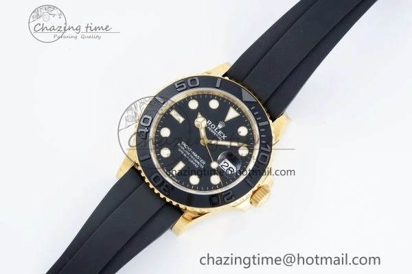 Yacht-Master 42mm 226658 VSF 1:1 Best Edition 3D Black Ceramic Bezel on Black Rubber Strap VS3235