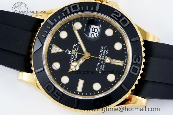 Yacht-Master 42mm 226658 VSF 1:1 Best Edition 3D Black Ceramic Bezel on Black Rubber Strap VS3235