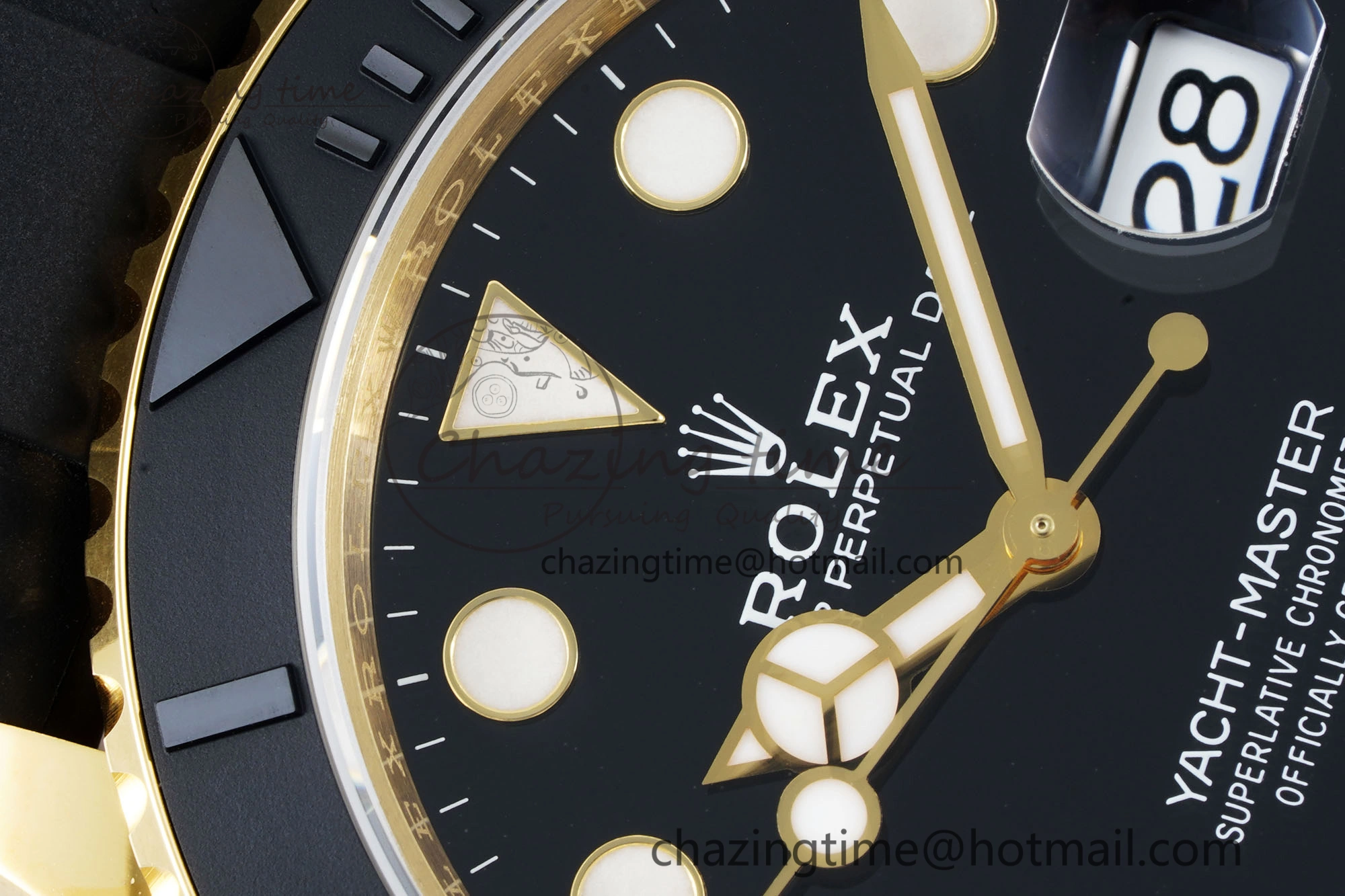 Yacht-Master 42mm 226658 VSF 1:1 Best Edition 3D Black Ceramic Bezel on Black Rubber Strap VS3235