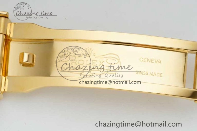Yacht-Master 42mm 226658 YG 3EF 1:1 Best Edition 3D Black Ceramic Bezel on Oysterflex Strap VR3235