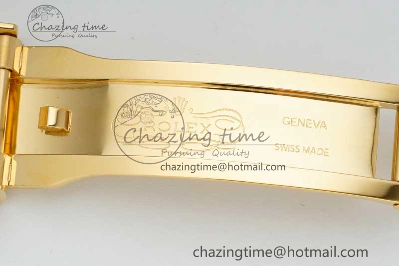 Yacht-Master 42mm 226658 YG 3EF 1:1 Best Edition 3D Black Ceramic Bezel on Oysterflex Strap VR3235