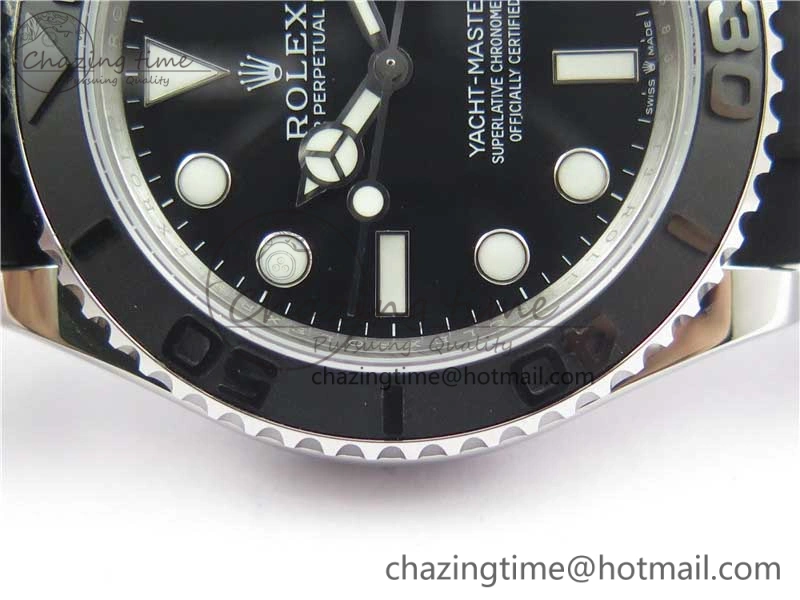 Yacht-Master 42mm 226659 Bp Maker 1:1 Best Edition 3D Black Ceramic Bezel on Black Rubber Strap SA3235