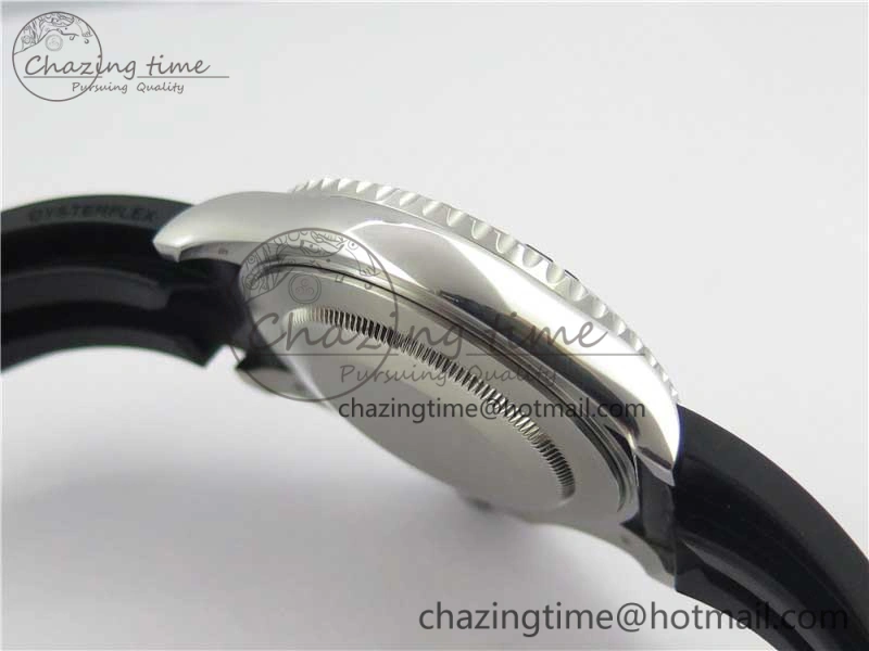 Yacht-Master 42mm 226659 Bp Maker 1:1 Best Edition 3D Black Ceramic Bezel on Black Rubber Strap SA3235