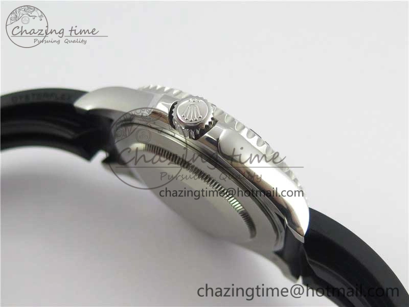 Yacht-Master 42mm 226659 Bp Maker 1:1 Best Edition 3D Black Ceramic Bezel on Black Rubber Strap SA3235