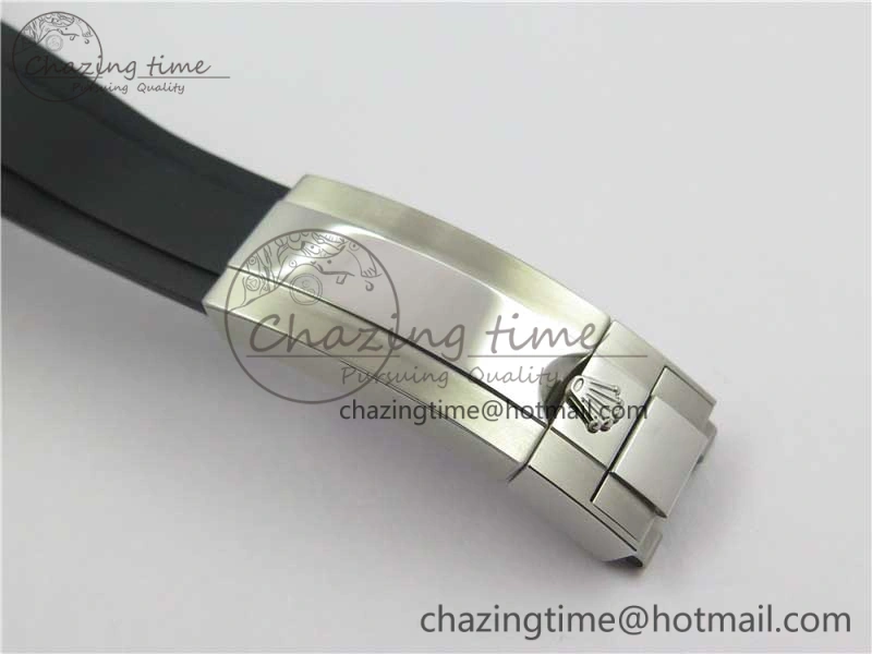 Yacht-Master 42mm 226659 Bp Maker 1:1 Best Edition 3D Black Ceramic Bezel on Black Rubber Strap SA3235