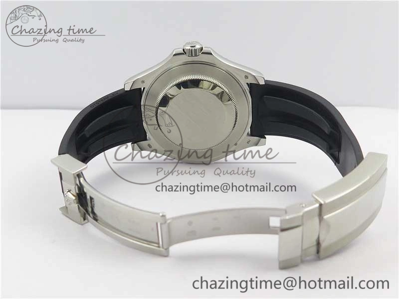 Yacht-Master 42mm 226659 Bp Maker 1:1 Best Edition 3D Black Ceramic Bezel on Black Rubber Strap SA3235
