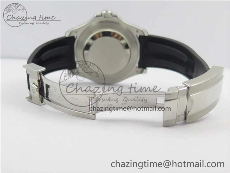 Yacht-Master 42mm 226659 Bp Maker 1:1 Best Edition 3D Black Ceramic Bezel on Black Rubber Strap SA3235
