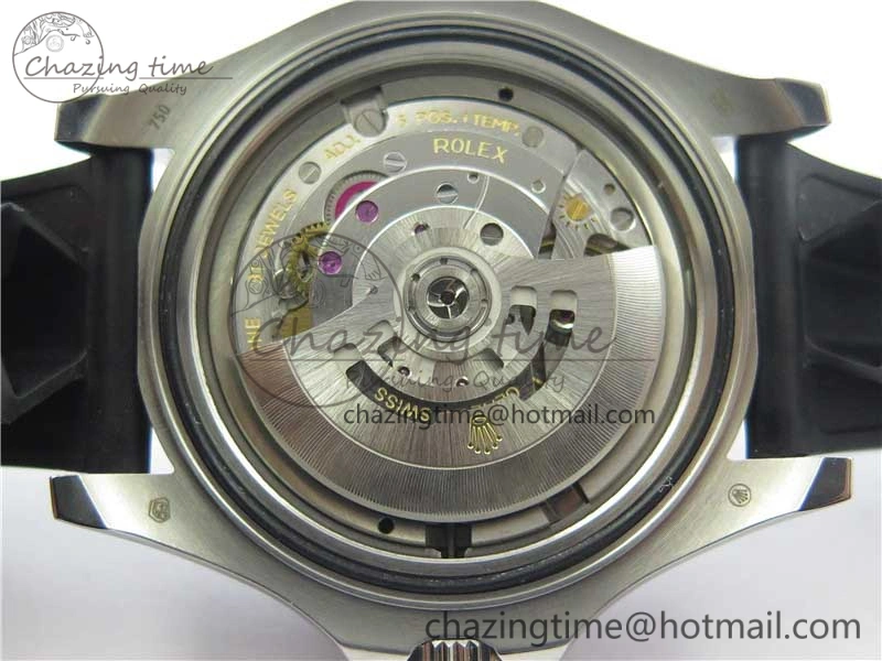 Yacht-Master 42mm 226659 Bp Maker 1:1 Best Edition 3D Black Ceramic Bezel on Black Rubber Strap SA3235