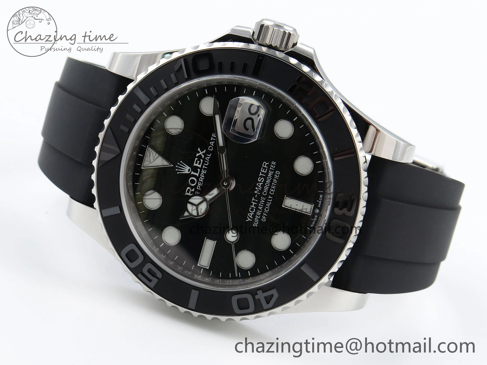 Yacht-Master 42mm 226659 Clean 1:1 Best Edition Falcon’s Eye Dial on Black Rubber Strap VR3235