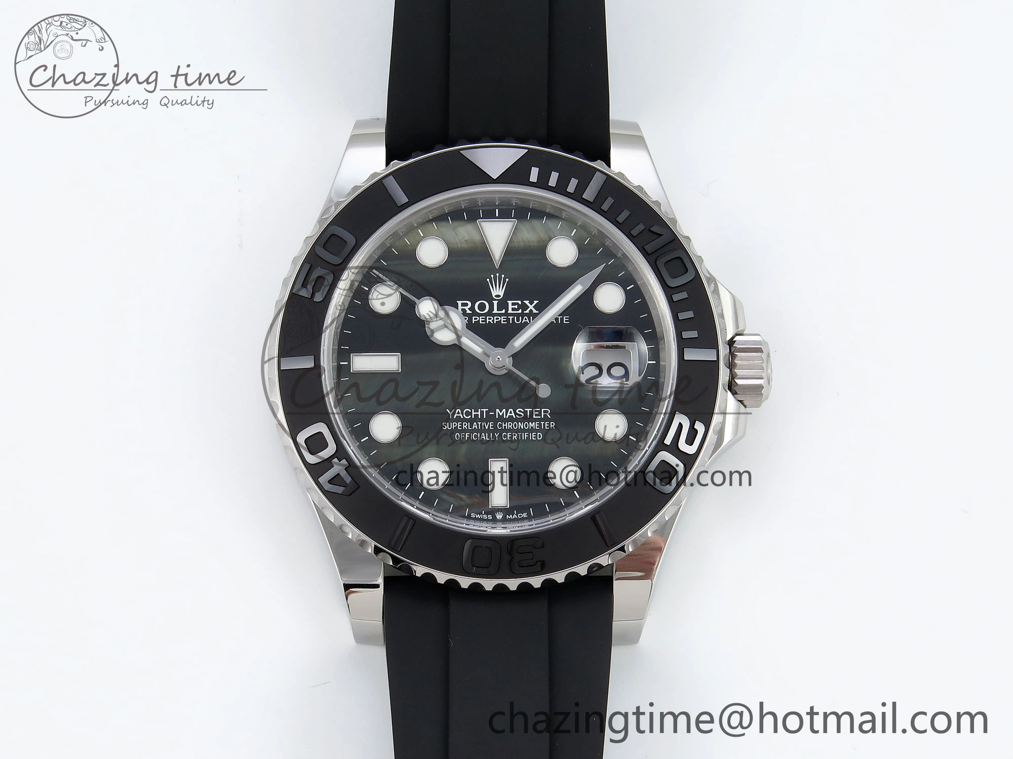 Yacht-Master 42mm 226659 Clean 1:1 Best Edition Falcon’s Eye Dial on Black Rubber Strap VR3235