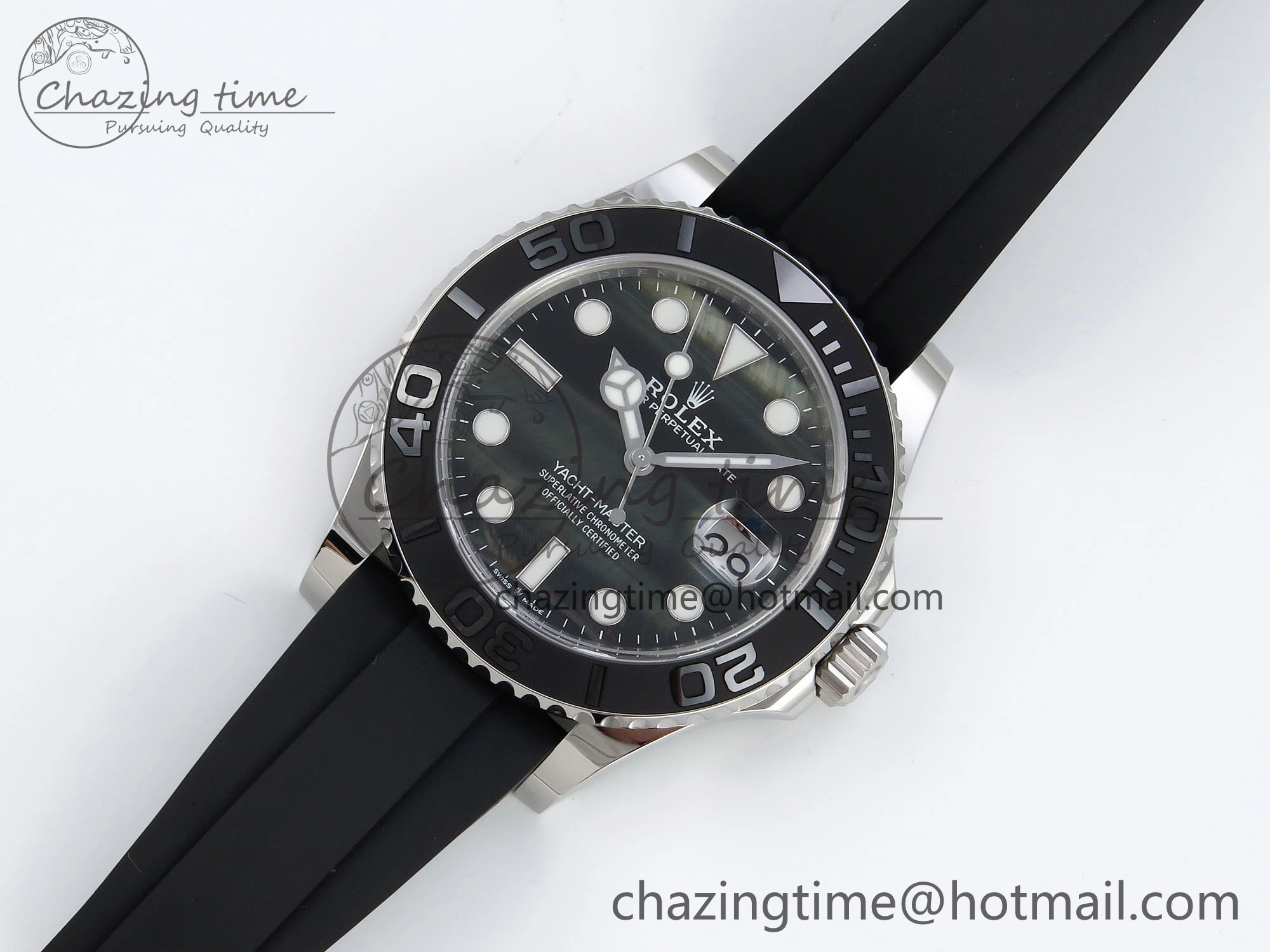 Yacht-Master 42mm 226659 Clean 1:1 Best Edition Falcon’s Eye Dial on Black Rubber Strap VR3235
