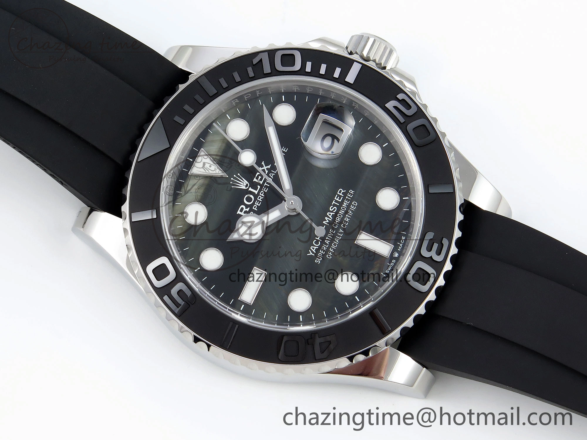 Yacht-Master 42mm 226659 Clean 1:1 Best Edition Falcon’s Eye Dial on Black Rubber Strap VR3235