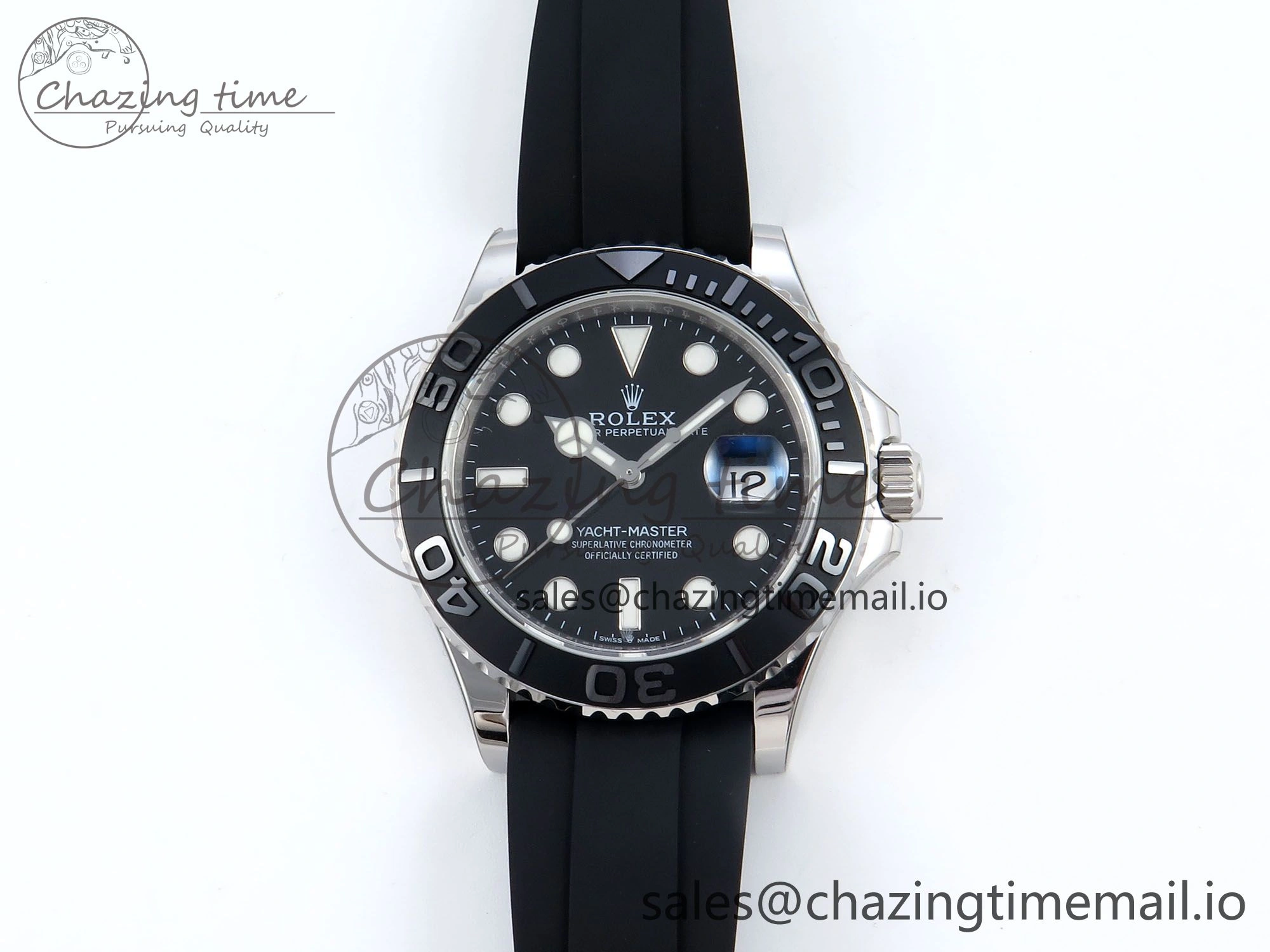 Yacht-Master 42mm 226659 EWEF Best Edition Black Dial on Oysterflex Strap A3235