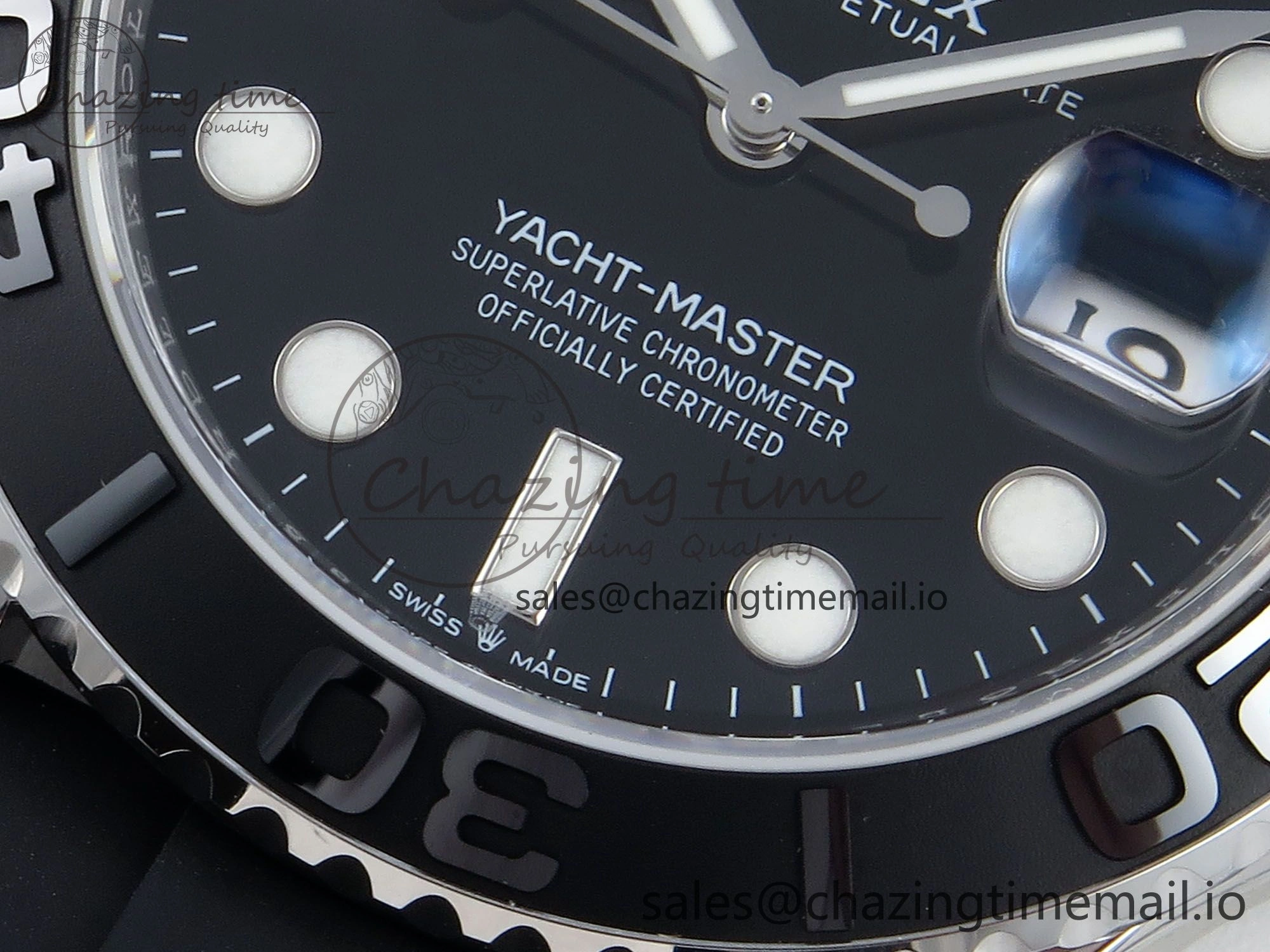 Yacht-Master 42mm 226659 EWEF Best Edition Black Dial on Oysterflex Strap A3235