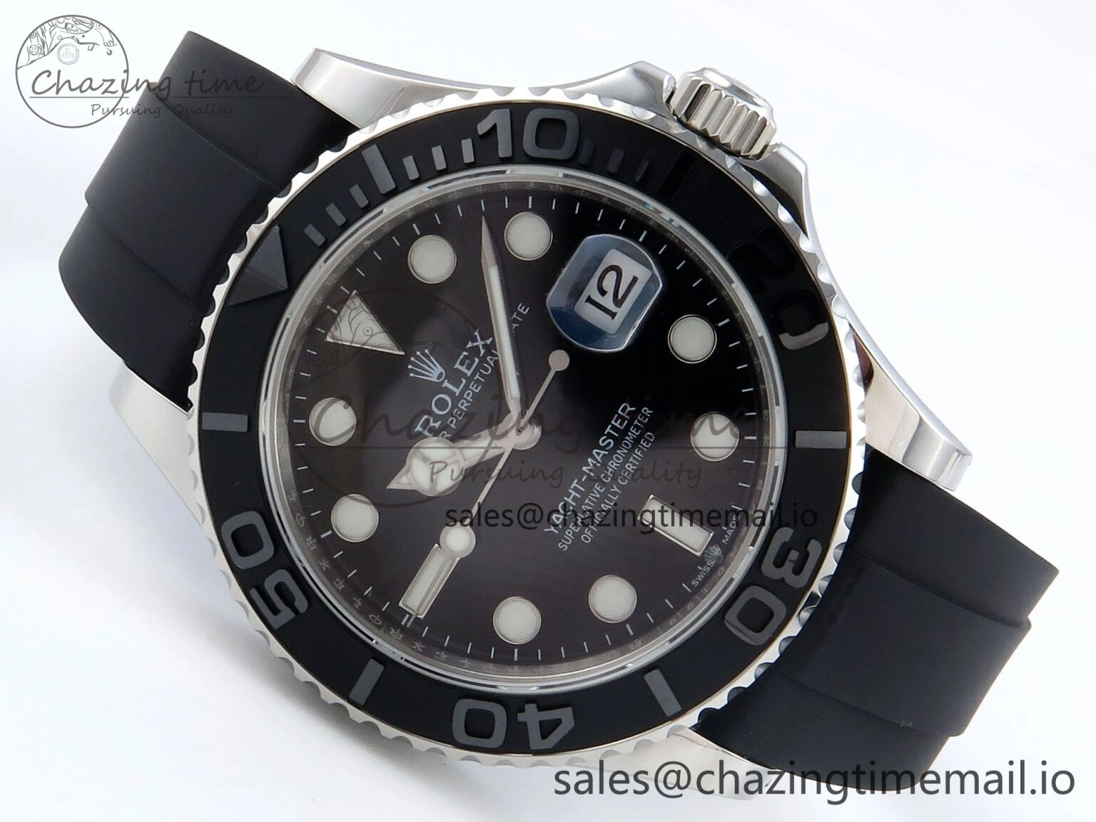 Yacht-Master 42mm 226659 EWEF Best Edition Black Dial on Oysterflex Strap A3235