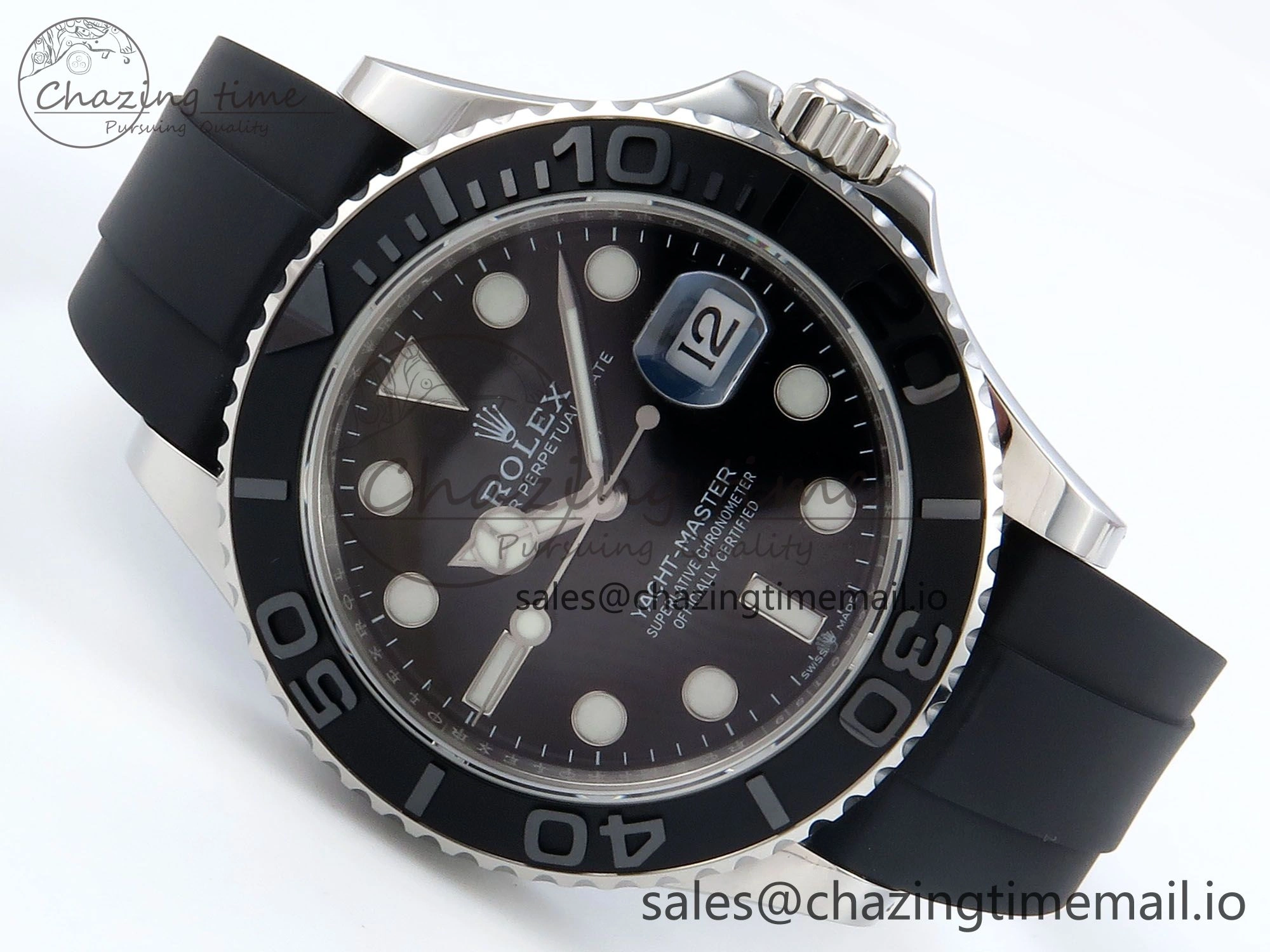 Yacht-Master 42mm 226659 EWEF Best Edition Black Dial on Oysterflex Strap A3235