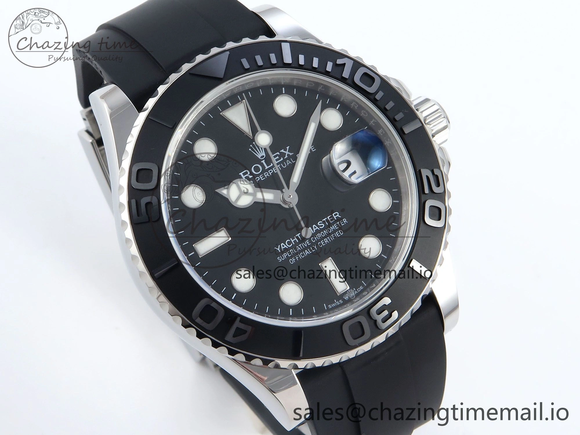 Yacht-Master 42mm 226659 EWEF Best Edition Black Dial on Oysterflex Strap A3235