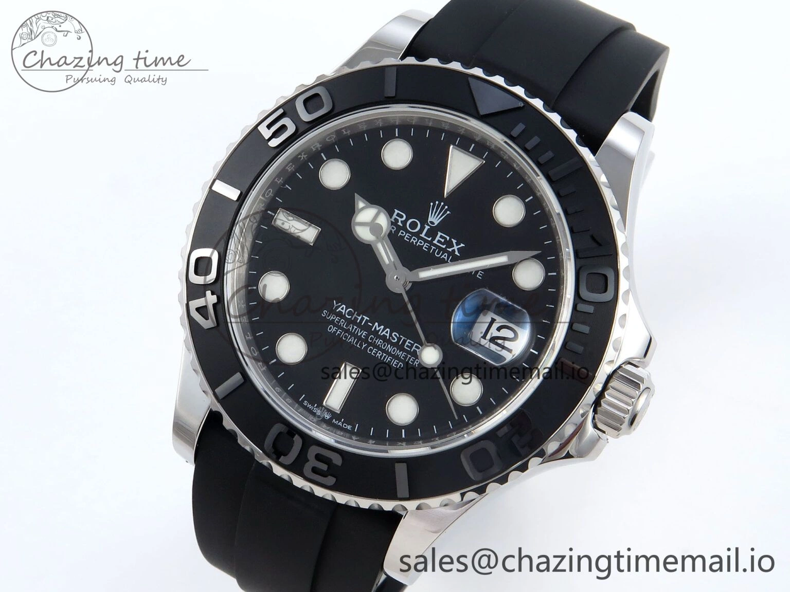 Yacht-Master 42mm 226659 EWEF Best Edition Black Dial on Oysterflex Strap A3235