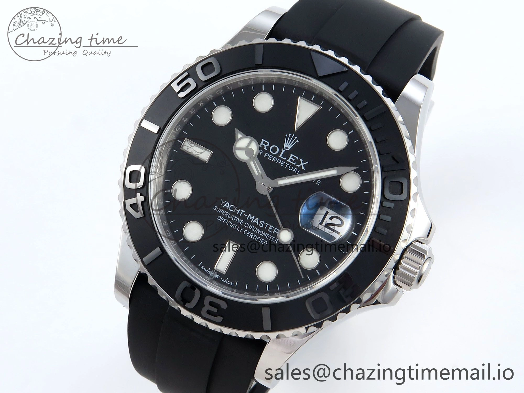 Yacht-Master 42mm 226659 EWEF Best Edition Black Dial on Oysterflex Strap A3235