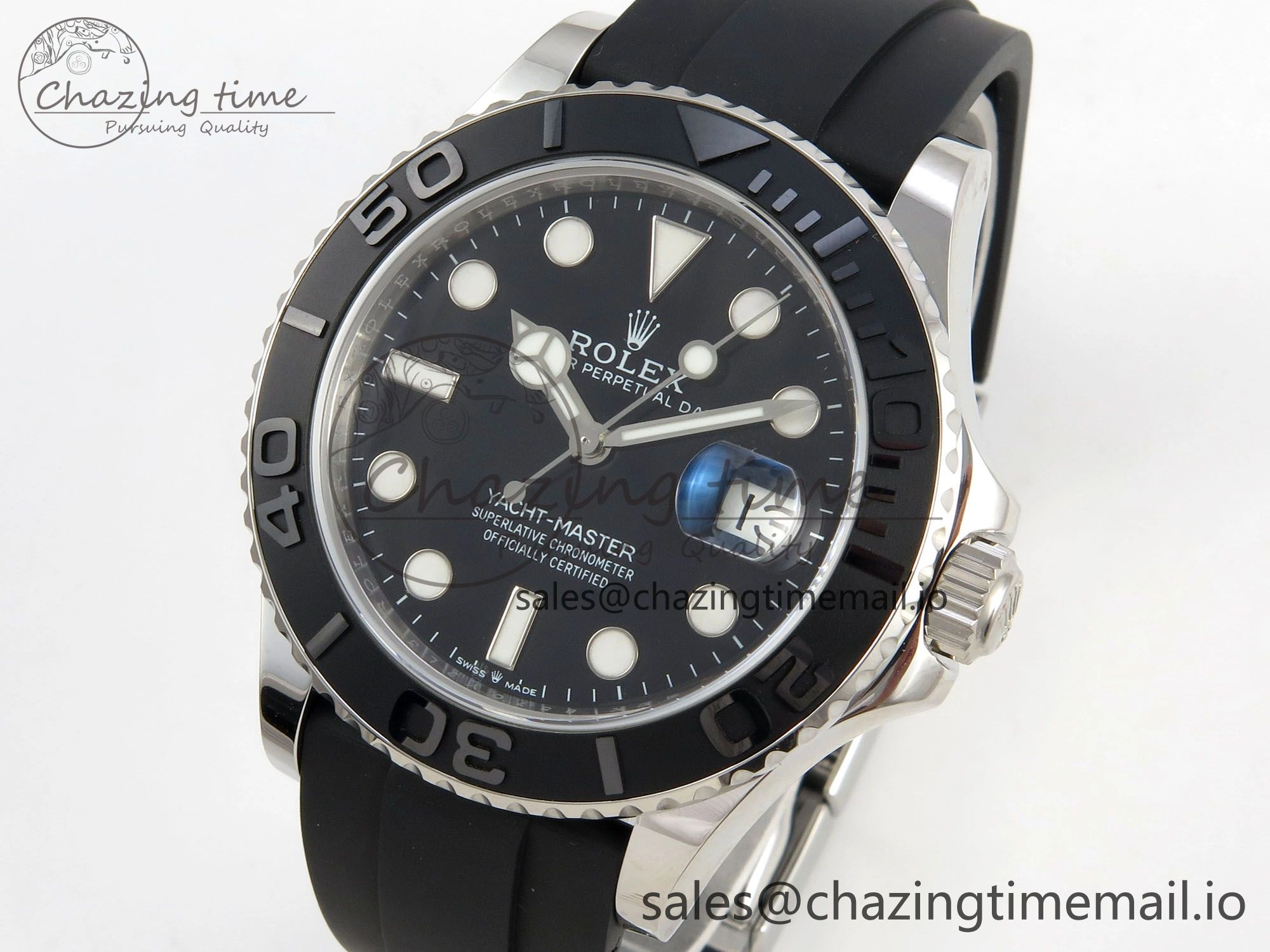 Yacht-Master 42mm 226659 RSF Best Edition Black Dial on Oysterflex Strap A3235