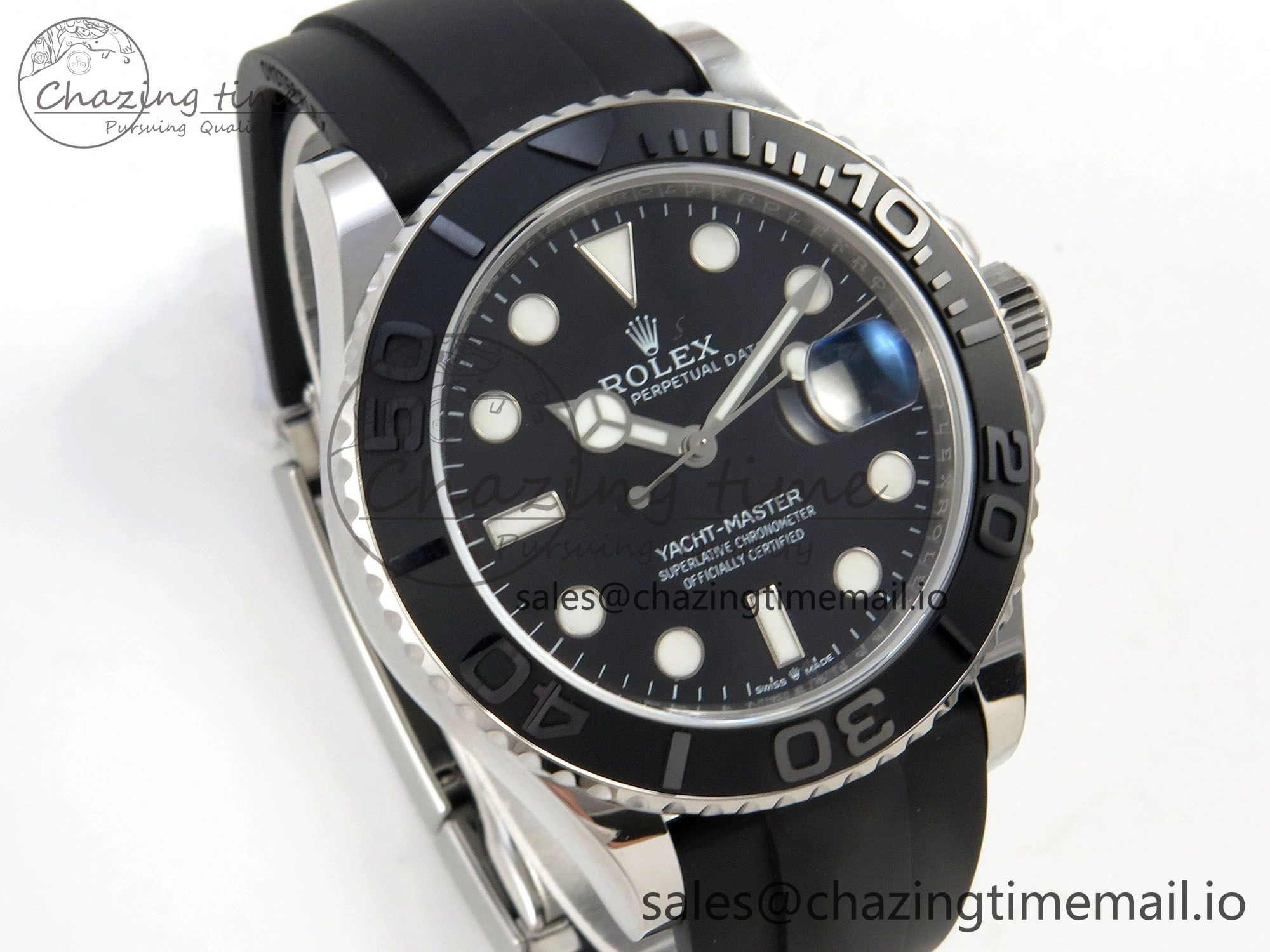 Yacht-Master 42mm 226659 RSF Best Edition Black Dial on Oysterflex Strap A3235