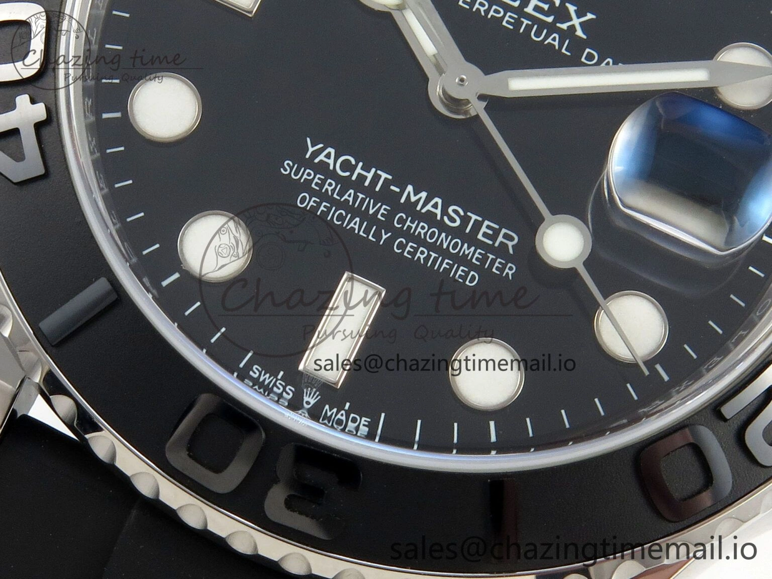 Yacht-Master 42mm 226659 RSF Best Edition Black Dial on Oysterflex Strap A3235