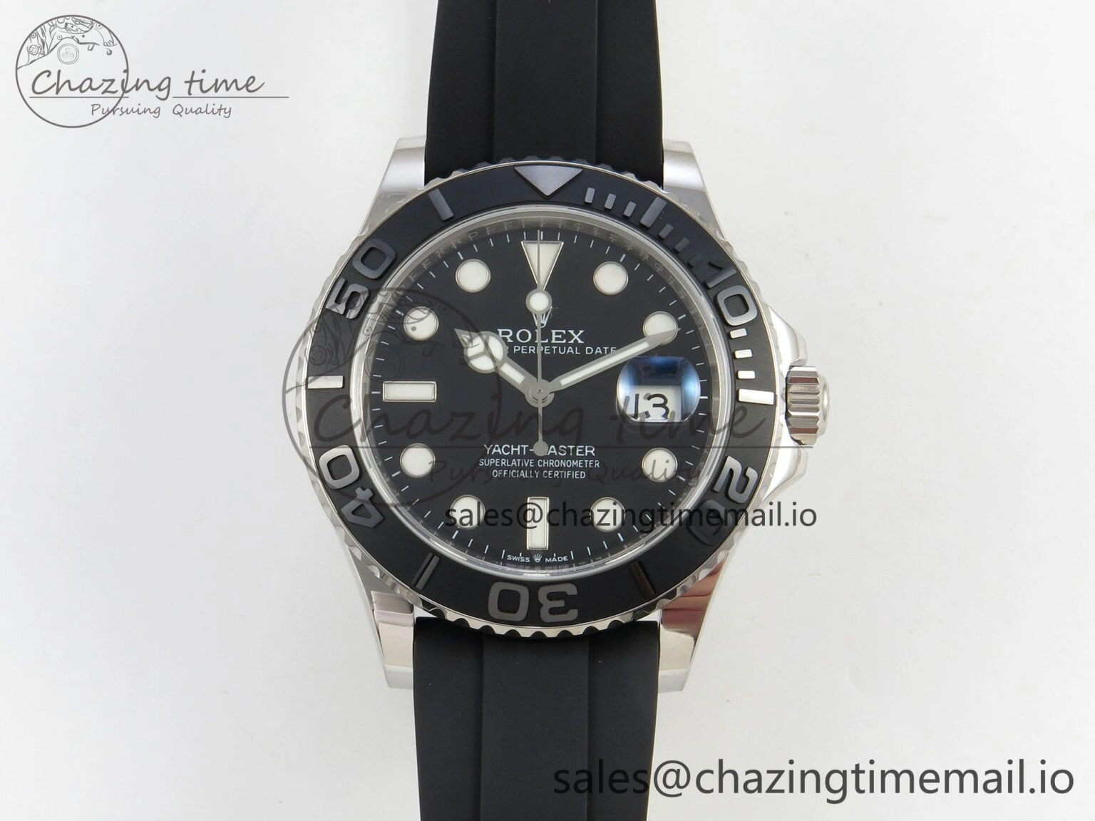 Yacht-Master 42mm 226659 RSF Best Edition Black Dial on Oysterflex Strap A3235