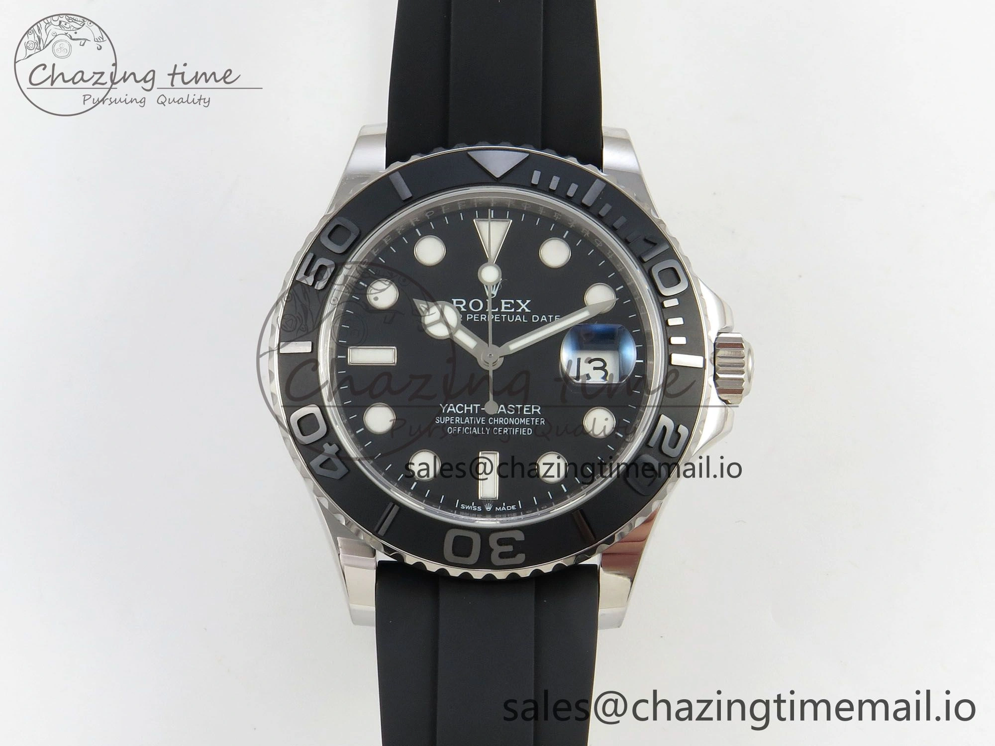 Yacht-Master 42mm 226659 RSF Best Edition Black Dial on Oysterflex Strap A3235
