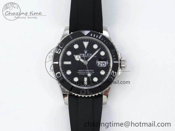 Yacht-Master 42mm 226659 TEDF 1:1 Best Edition 3D Black Ceramic Bezel on Oysterflex Strap VS3235 (Gain Weight)