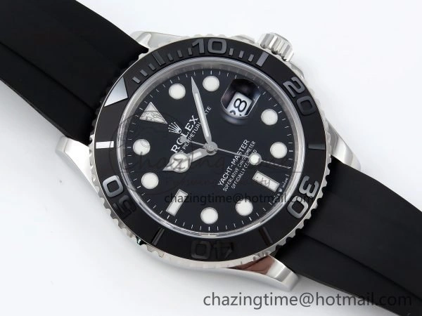 Yacht-Master 42mm 226659 TEDF 1:1 Best Edition 3D Black Ceramic Bezel on Oysterflex Strap VS3235 (Gain Weight)