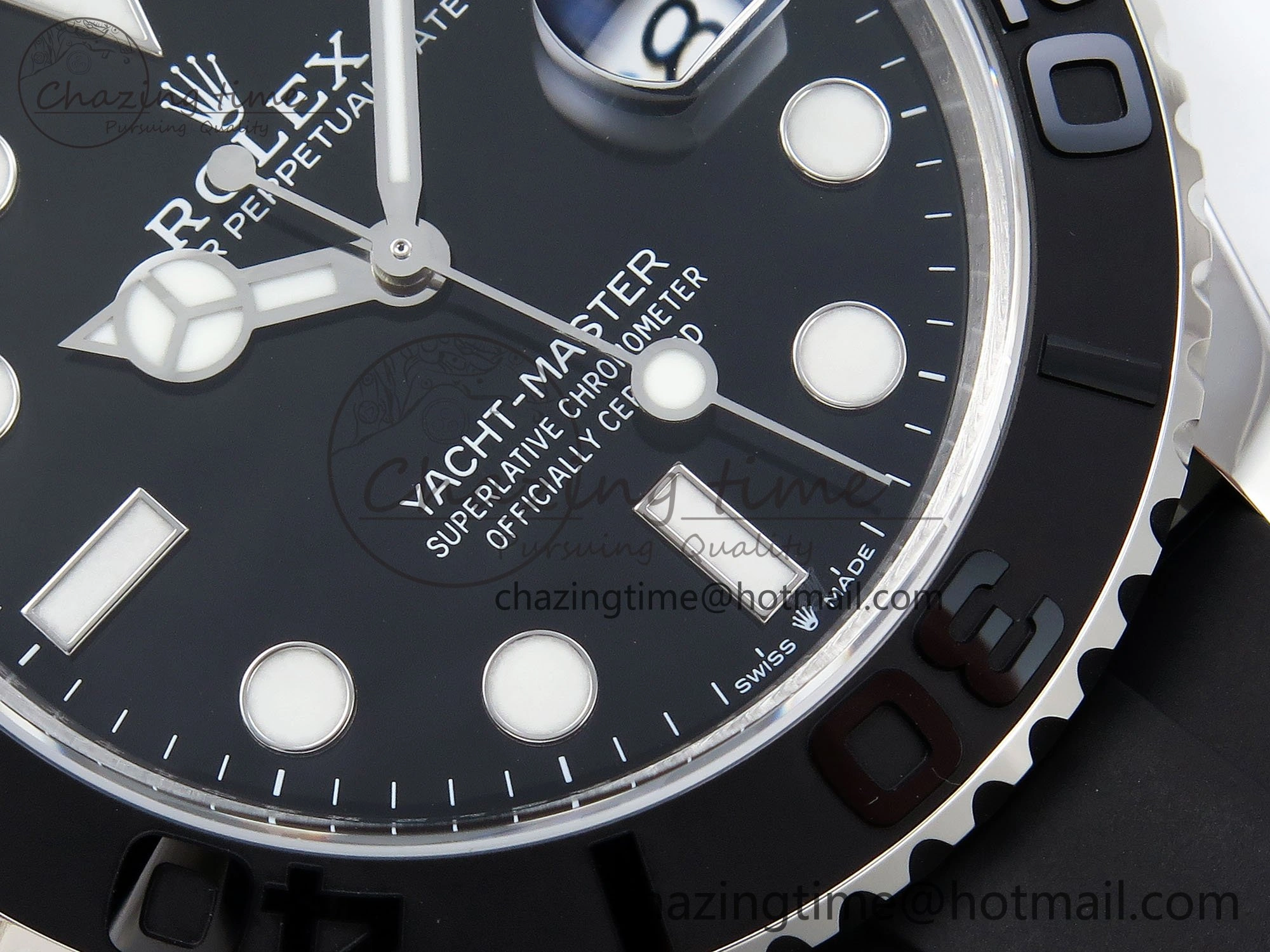 Yacht-Master 42mm 226659 TEDF 1:1 Best Edition 3D Black Ceramic Bezel on Oysterflex Strap VS3235 (Gain Weight)