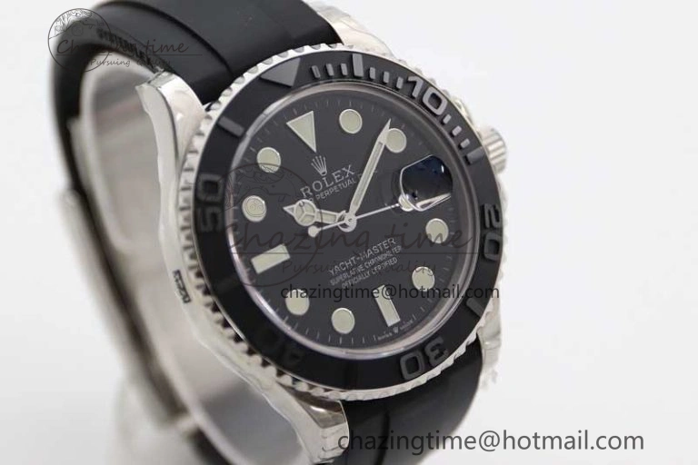 Yacht-Master 42mm 226659 TWA 1:1 Best Edition 3D Black Ceramic Bezel on Oysterflex Strap VR3235