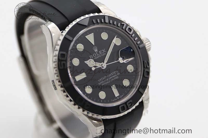 Yacht-Master 42mm 226659 TWA 1:1 Best Edition 3D Black Ceramic Bezel on Oysterflex Strap VR3235