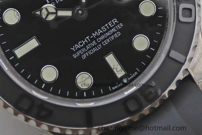 Yacht-Master 42mm 226659 TWA 1:1 Best Edition 3D Black Ceramic Bezel on Oysterflex Strap VR3235
