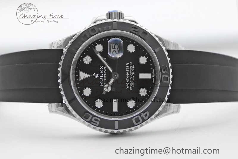 Yacht-Master 42mm 226659 TWA 1:1 Best Edition 3D Black Ceramic Bezel on Oysterflex Strap VR3235
