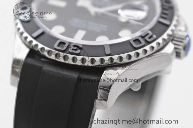 Yacht-Master 42mm 226659 TWA 1:1 Best Edition 3D Black Ceramic Bezel on Oysterflex Strap VR3235