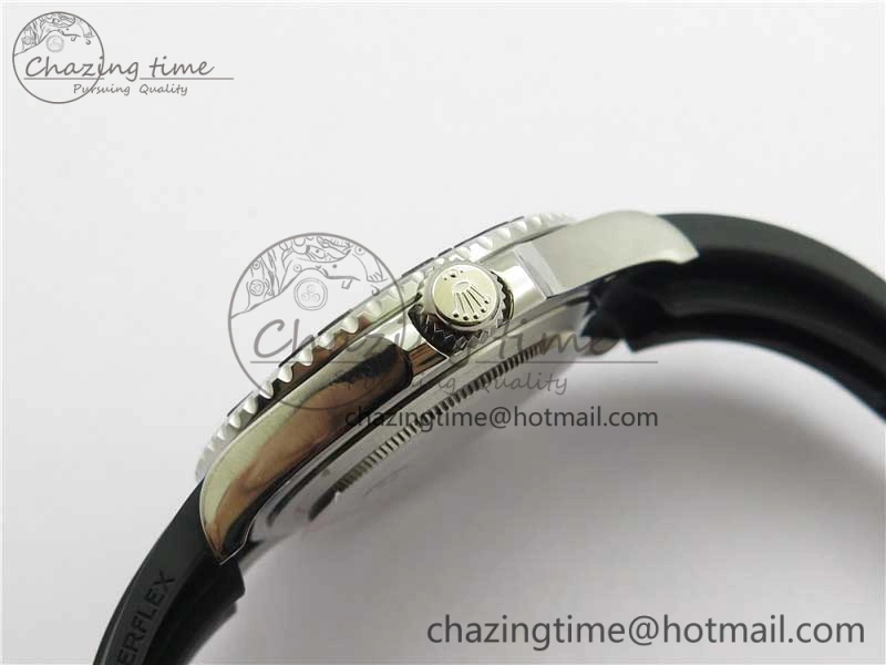 Yacht-Master 42mm 226659 VSF 1:1 Best Edition 3D Black Ceramic Bezel on Black Rubber Strap VS3235