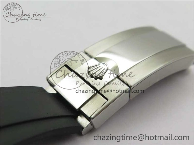 Yacht-Master 42mm 226659 VSF 1:1 Best Edition 3D Black Ceramic Bezel on Black Rubber Strap VS3235