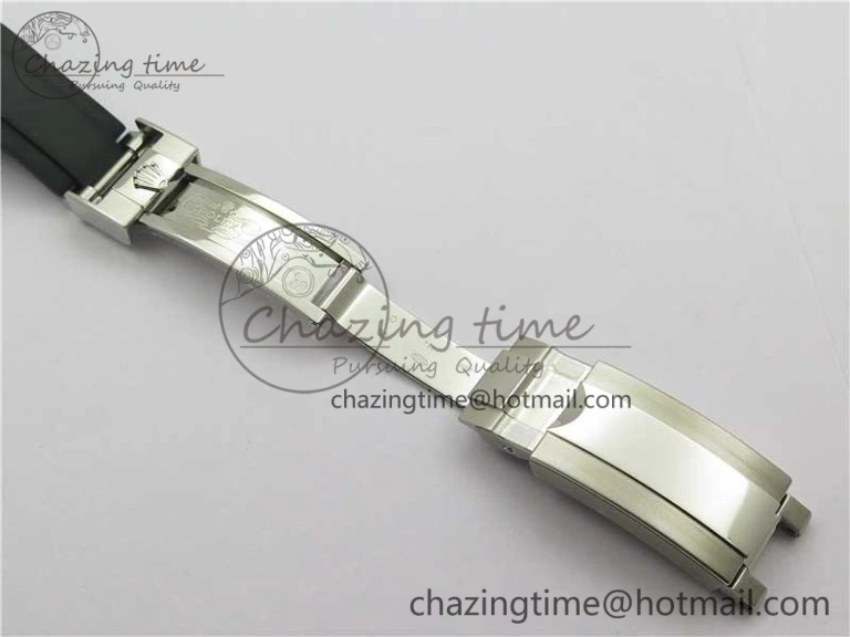 Yacht-Master 42mm 226659 VSF 1:1 Best Edition 3D Black Ceramic Bezel on Black Rubber Strap VS3235