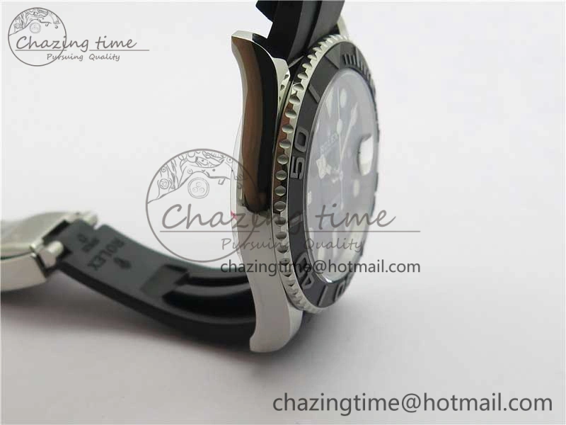 Yacht-Master 42mm 226659 VSF 1:1 Best Edition 3D Black Ceramic Bezel on Black Rubber Strap VS3235