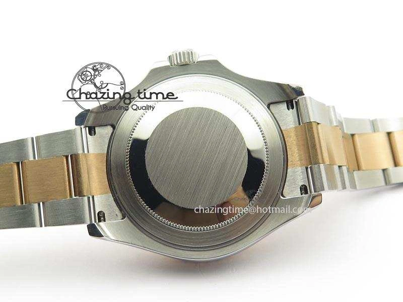 Yacht-Master BP Maker 116621 RG Bezel Brown Dial On SS Bracelet A3135