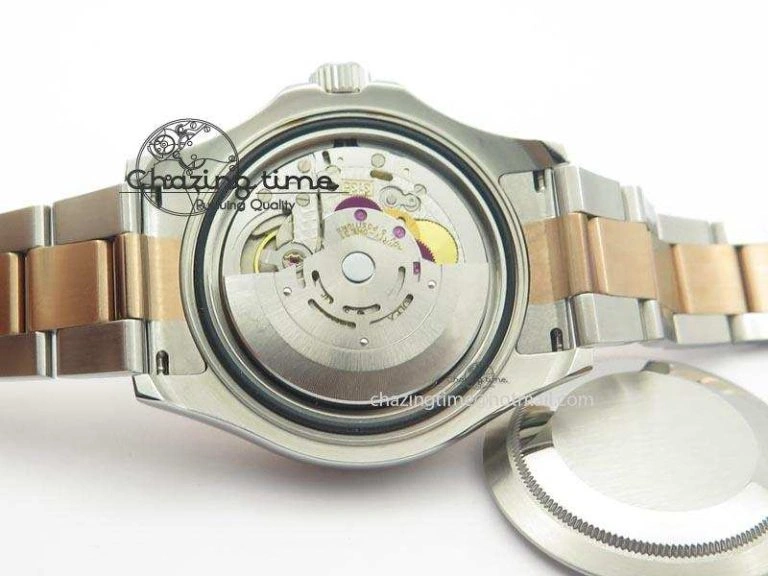 Yacht-Master BP Maker 116621 RG Bezel Brown Dial On SS Bracelet A3135