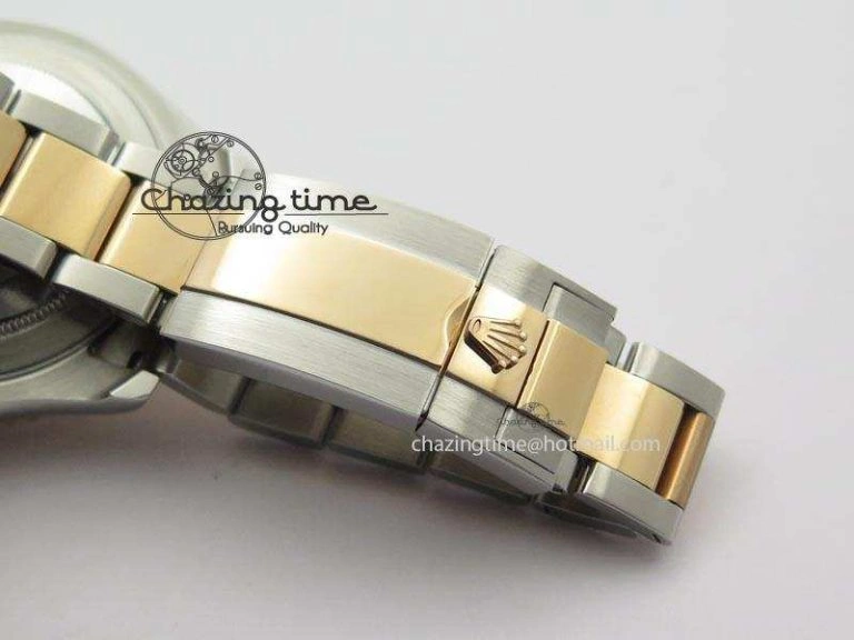 Yacht-Master BP Maker 116621 RG Bezel Brown Dial On SS Bracelet A3135