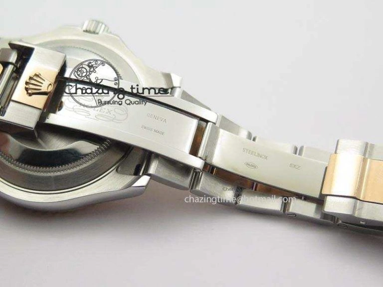 Yacht-Master BP Maker 116621 RG Bezel Brown Dial On SS Bracelet A3135
