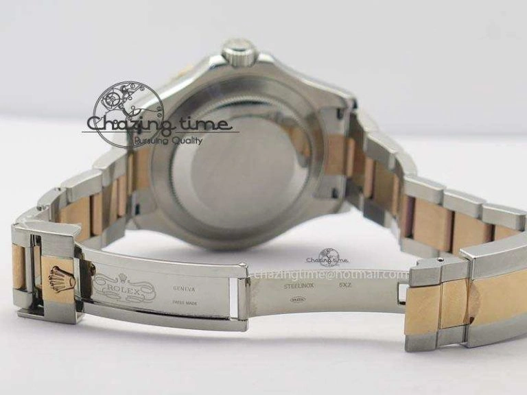 Yacht-Master BP Maker 116621 RG Bezel Brown Dial On SS Bracelet A3135