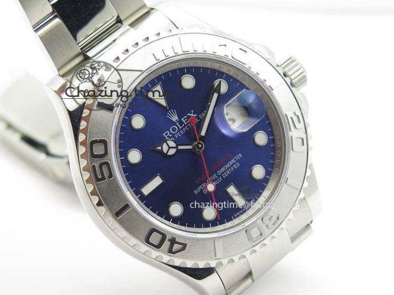Yacht-Master BP Maker 16622 Blue Dial On SS Bracelet A3135